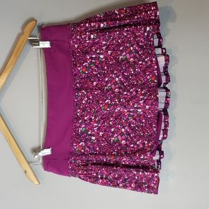 Lululemon Time To Shine Skirt Paradise Camo Skort Regal Plum Pink Green Womens 8
